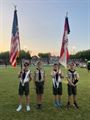 Color Guard for Home Football Game (09/29/23)